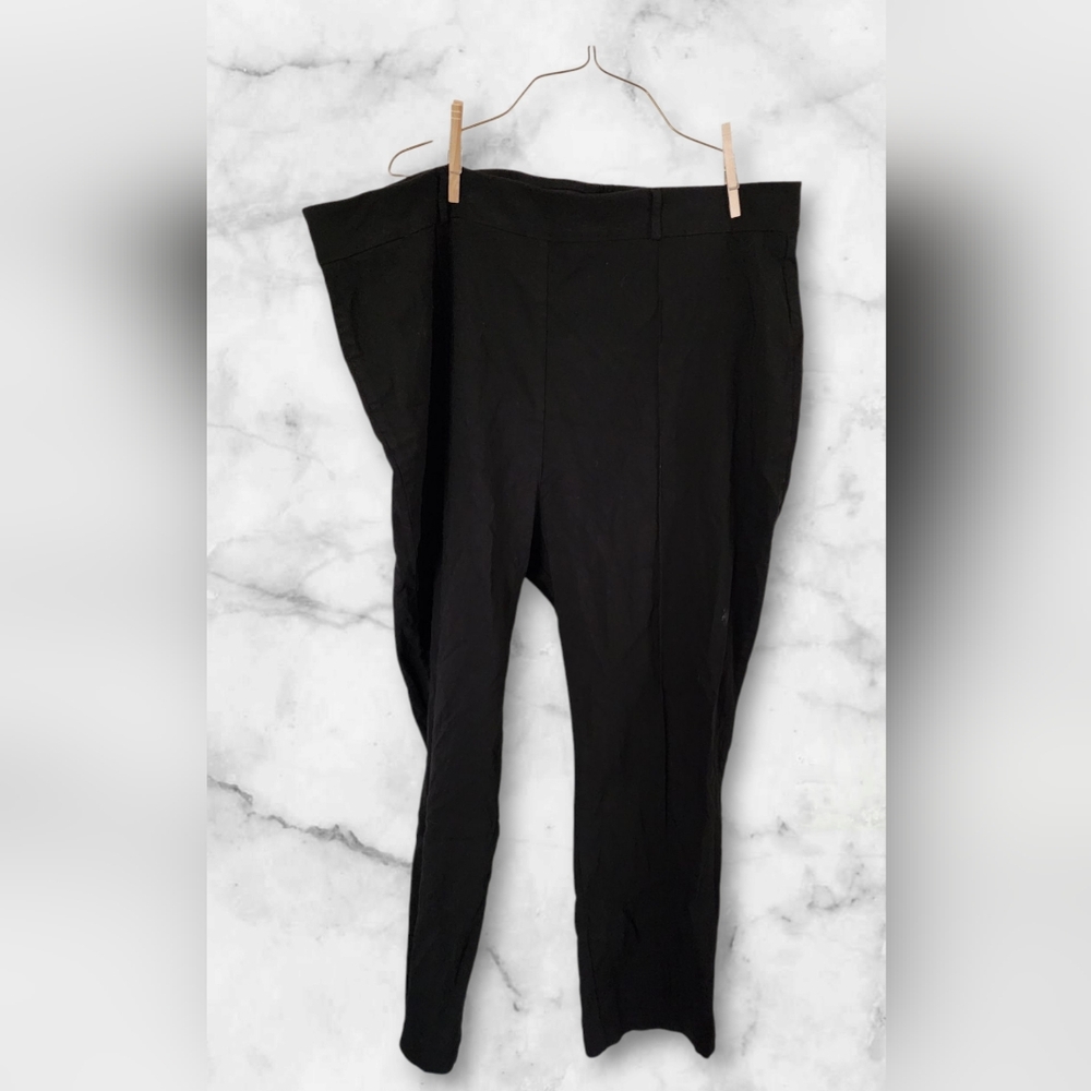 Evans Plus Size Elegant Black Women's Crop Pants